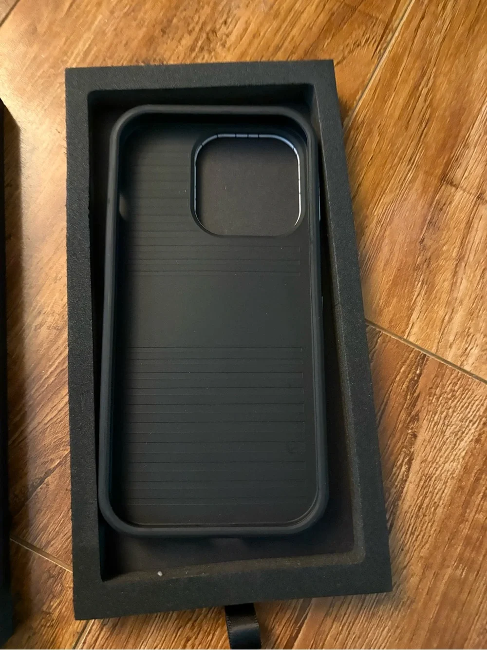 BUZGA Silver Topographic iPhone Case — Lightweight Everyday Protection